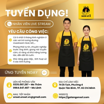 Poster tuyển dụng